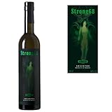 Absinth Strong68 von ALANDIA | Mit Wermut/Thujon | 68% | Ohne Farbstoff | Das Original | (1x 0,5 l)
