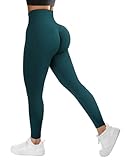 DOULAFASS Versteckte Scrunch Leggings Push Up Sport Leggings Damen Lang Blickdichte Yoga Leggings High Waist Gym Sporthose