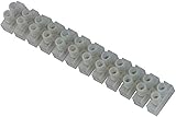 UNITEC Lüsterklemme 10 Stück | 12 polig | bis 380 Volt einsetzbar | 1,5-2,5 mm² | transparent