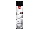 APP W100 Wax Spray Unterbodenschutz Wachs | Unterbodenschutz Spray zum Schutz von Unterböden und Karosserien vor Rost und Korrosion | Für Auto, Fahrrad, Motorrad, Wohnwagen | Anthrazit | 500 ml