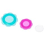 JAHUL Blumenförmiger Behälterdeckel aus Polypropylen, 3-teilig, Frischhalte Überzieher, Modisch, 28 cm x 2 cm, Polypropylen, IKEA