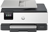 HP OfficeJet Pro 8134e 40Q46B Multifunktionsdrucker mit Tintenstrahldrucker A4, automatische Vorder- und Rückseite, 20 ppm, WLAN, Smart, 3 Monate Instant Ink-Tinte, inklusive, grau