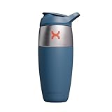 Promixx Pursuit Shaker-Flasche - einwandige Edelstahl Protein Shaker Bottle, super glatte Shakes, 950ml, Mitternachtsblau