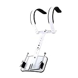 MILISTEN Snaredrum Carrier Adjustable Snare Drum Shoulder Strap Harness Backing Frame Percussion Instrument Supplies White