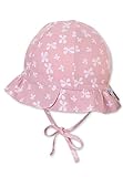 Sterntaler Baby Mädchen Hut Baby Sonnenhut Schleife - Baby Hut, Kopfbedeckung Baby Sommer, Sommerhut Baby - aus Baumwolle - zartrosa, 51