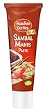 Bamboo Garden - Sambal Manis Würzpaste | Feurige Schärfe für asiatische Gerichte | Ideal zum Wiederverwenden | Vegan | 45 g in der Tube