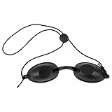 Infrarot-Schutzbrille für Solarium, Sicherheitsbrille mit UV-Schutz, ergonomisches Design, elastisches Band, verstellbar, geeignet für Schönheitsbehandlungen und Bräunungsschutz im Freien