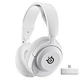 SteelSeries Arctis Nova 5X Wireless - Gaming Headset Multi-System - Magnetische Neodym-Treiber - Über 100 Audio Presets - 60 Std. Akkulaufzeit - 2,4 GHz oder BT -ClearCast Gen2.X-Mik -Xbox,PC,PS -Weiß