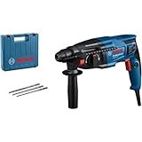 Bosch Professional Bohrhammer GBH 2-21 (mit SDS plus, inkl. 3x Drill Bit SDS plus, (6/8/10 mm), Zusatzhandgriff, Maschinentuch, Tiefenanschlag, Handwerkoffer)