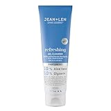 Jean & Len Refreshing Gel Cleanser, ideal für jeden Hauttyp, ölfreie Gel-Textur, schonende Reinigung, bewahrt die Haut vor dem Austrocknen, parfümfreies Reinigungsgel, vegan, 125 ml