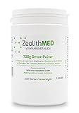 Zeolith MED Detox-Pulver 700g, von Ärzten empfohlen, Apothekenqualität, laboranalysiert, zur Entgiftung und Entschlackung