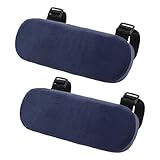 Armlehnenbezug für Rollstuhl, Gaming-Stuhl, Bürostuhl, Blau, 22,5 x 8,5 x 4 cm, 2 Stück