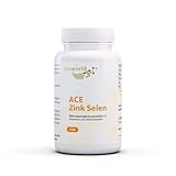 vitaworld ACE Zink + Selen, Ergänzt mit Vitaminen A, C und E in Optimaler Dosierung, Vegan, 120 Kapseln