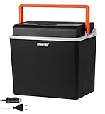 Elektrische Kühlbox Auto für Camping 30L | Kühlbox 12v 230v | Kühlbox Elektrisch mit Kühlt/Wärmt-Funktion | Auto Kühlbox Ideal für Camping und Travel | Kühlbox groß mit ECO Mode | Camping Kühlschrank