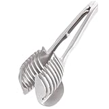 Westmark Tomatenzange/Schneidhilfe, Für gleichmäßig geschnittene Scheiben, Länge: 18,5 cm, Aluminium, Tomatex, Silber, 51402260