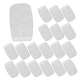 TOGEVAL 30 Stück Teiliges Pool Skimmer Socken mit Elastischem Netz Feinmaschige Filtersocken für Schwimmbecken und Spa Reißfest Passend für Skimmer Körbe Fängt Haare und Schmutz