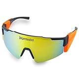 Jägermeister Originale Sonnen-Brille schnelle Brille Ski Sonnenbrille grün orange mit Logo und Schriftzug