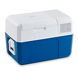 Mobicool MCF40, elektrische Kompressor-Kühlbox, 38 Liter, 12/24/230 V, Mini-Kühlschrank für Auto, Lkw, Boot, Reisemobil und Steckdose, Blue