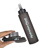 Generisch Outdoor-Wasserflasche,Sport-Wasserflasche - Weiche Outdoor-Trinkflasche - 500 ml Mehrzweck-Trinkflasche, tragbare Wasserflaschen mit Deckel für Reisen, Joggen, Laufen