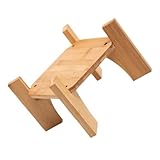 Sosoport Holzständer für Getränkespender und Pflanzen Stabiles Vielseitiges Teiliges Podest für Hochzeit Teekannen Blumentöpfe Aquarien Rutschfeste Pflegeleichte Basis