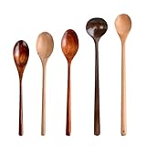 Holzservice Löffel - Küchenutensilien gegen Chaleul | Holzlöffel für die Küche für Saucen -Brühsuppen -Salatmischungen für die Küche