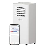 SUNTEC Mobiles Klimagerät CoolMaster 2.0 Eco R290 APP – Klimaanlage mobil und leise mit Smart App Steuerung – Entfeuchter für Räume bis 25 qm – Mobile Kühlung in Wohnung & Büro – 7.000 BTU