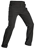 Wespornow Wanderhose-Herren-Outdoor-Hosen-Sommer-Trekkinghose-Atmungsaktiv-Outdoorhose-Stretch-Schnell-Trockend-Lang-Funktionshose-Männer mit 5 Taschen (Schwarz, 40)