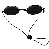 Solarium Brille, UV Schutzbrille, Schutzbrille Rotlichtlampe für Lichttherapie, Rotlicht Brille Augen, Augenklappe für Solarium, Schutzbrille für kosmetische Anwendungen, Solariumbrille Augenschutz