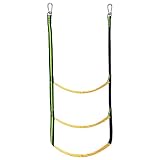 Bootsleiter, Bootsleiter Abnehmbar, Boots-Strickleiter, 3-Stufen-Strickleitern Für Boote, Klappbar Strickleiter Für Boot, Für Schlauchboot Kajak Motorboot Kanufahren (Fluoreszierendes Grün)