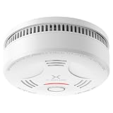 X-Sense Rauchmelder 10 Jahre Batterie, Feuermelder TÜV Rheinland Zertifiziert, Rauchwarnmelder mit Stummschaltung und Selbsttest Funktion, SD11, 1er Set