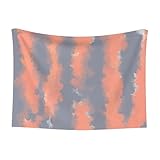 Hundedecke Grosse Hunde Orange Grau Weiche Hundedecke für große und Mittelgroße Hunde,Samt katzendecke flauschig waschbar,Schutzdecke für Sofa, Couch Bett Autositz, Möbel