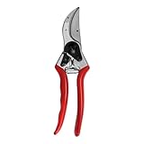 FELCO 2 professionelle Bypass-Gartenschere für Rechtshänder, 41 mm gehärtete Stahlklinge, geschmiedete Aluminiumgriffe, robustes Werkzeug für mittelgroße bis große Hände, 25 mm Schnitt, Swiss Made