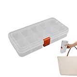 Generisch Kleine Teile Aufbewahrungsschachtel - Aufbewahrungsbox der Fischereigeräte, abnehmbare klare geteilte Schmuckstaaten -Schachtel mit Deckel mit für Nägel, Schrauben, Schrauben