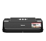 Tefal VT2550 Fresh Lock Vakuumiergerät (LED Anzeige, 10 Lebensmittelbeutel Plus 1 Rolle)