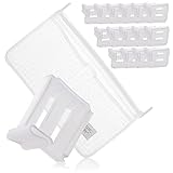 KOMBIUDA 16 Stück Kühlschrank -Trennwand -Tasche Kühlschranklager Kühlschrankorganisator Organisation groß Behälter Kühlschrank bin Gefrierschrankteiler Kühlschrank-Aufbewahrungsteiler Netz