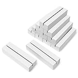Worown 12 Stück Weiß Kartenhalter Holz, Menükartenhalter, Tischkartenhalter, Fotohalter Holz für Heim, Kaffeebar, Laden, Hochzeits und Postkarten ( 10 x 3 x 2 cm )