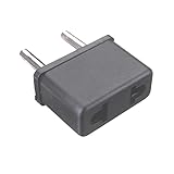 O05S Reiseadapter US auf EU, AC Ladegerät Adapterstecker 250V/6A, USA auf 2-Pin Euro/Deutschland Konverter, Kompatibel mit US-Netzteil, Perfekt für Reisen nach Europa