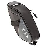 PACKOVE Mountainbike Fahrradsatteltasche in Größe L Wasserbeständig und Schmutzabweisend mit Reflektoren und Unterteilung für Fahrradliebhaber im Outdoor Einsatz