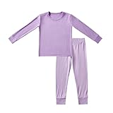 Valcatch Kinder Pyjama Sets 2-teiliges Pyjama-Set für Jungen Mädchen Long Johns Rundhalsausschnitt Basisschicht Top & Bottom Herbst Winter Unterwäsche Sets Nachtwäsche
