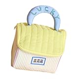 Sharplace Make-up-Koffer, Kulturbeutel, große Kapazität, Reise-Make-up-Organizer, Kosmetiktasche für Lidschatten, Augenbrauenstift, Foundation-Lotion, Gelb