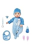 Baby Annabell Baby Alexander, weiche Puppe mit 8 Funktionen, 43 cm groß, 706305 Zapf Creation