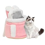 Katzentransporttasche – Bequemer Rucksack für Katzen – kuschelige Fronttasche für Haustiere | Verstellbare Reisetasche für Katzen mit Doppeltaschen, Tragetasche