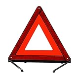 Zimuney Warndreieck Auto nach– Faltbares Warndreieck für KFZ, Motorrad & Pannenset – Kompakt, Reflektierend, StVZO-konform – 2025 Pflichtausstattung