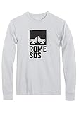 Rome Snowboards Graphic Snowboard Logo Tee Langarm T-Shirt, Herren, Graphic Snowboard Logo Tee Long Sleeve T-Shirt, weiß, Small