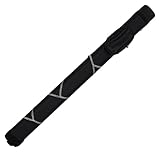 BILMAG Billard Pool Queue Köcher Tasche Queueköcher, Cue Player II Schwarz - Weiß, 1/1, 82 cm (Nr.6)