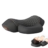 Nackenmassagegerät,3-in-1 Nackenmassagegerät Elektrisch mit Wärme,Nacken Zervikales Massagekissen, Nackenmassage,Muskelschmerzlinderung,Nackentraktion Schulterkorrektor,für Nacken,Männer Frauen (B)