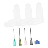 MOKKHNB 1Satz Haushaltskleberflaschen Wiederverwendbare Nadelflaschen mit Feiner Spitze für Präzises Auftragen von Kleber Ölspender Langlebig