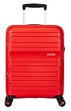 American Tourister Sunside Spinner Koffer, 55 cm, 35 Liter, Sunset Red