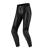 SHIMA Monaco 2.0 Leder Motorradkombi Damen - Schwarz Frauen Motorrad Lederkombi mit Protektoren - Hose und Jacken (Hosen, M)