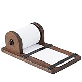 DICOSMETIC 1Pc Notizpapier Spender Holz Papierrollenhalter Kokosbraun Haftnotiz Spender Mit 1 Rollen Für To Do Listen DIY Zeichnen Notizen Kunstwerke Tägliche Spezielle Ideen